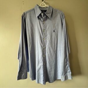 Ralph Lauren Blue Casual Button Down Shirt